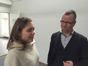 Laura Kopecká (Stadträtin von Prag) und Manfred Flühmann (VEBO) Laura Kopecká (Stadträtin von Prag) und Manfred Flühmann (VEBO)